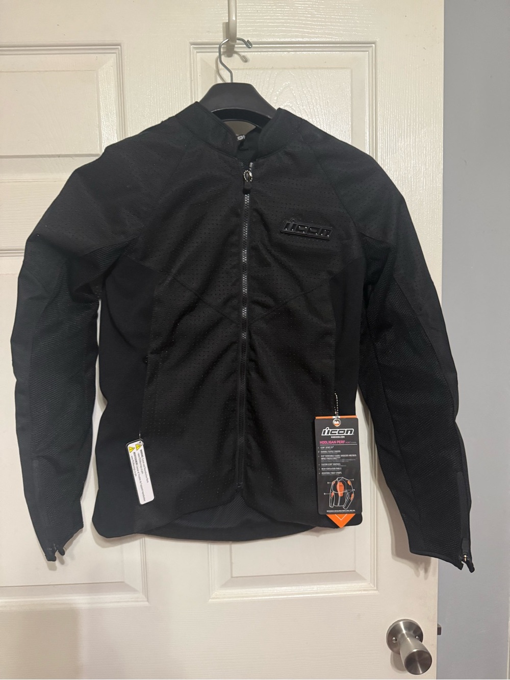 ICON Black Mesh Performance Motorcycle Jacket